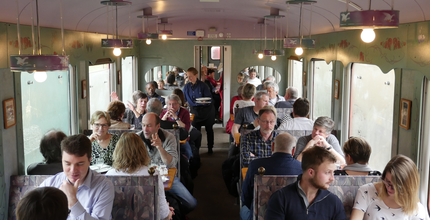 Service traiteur train gourmand RVT historique