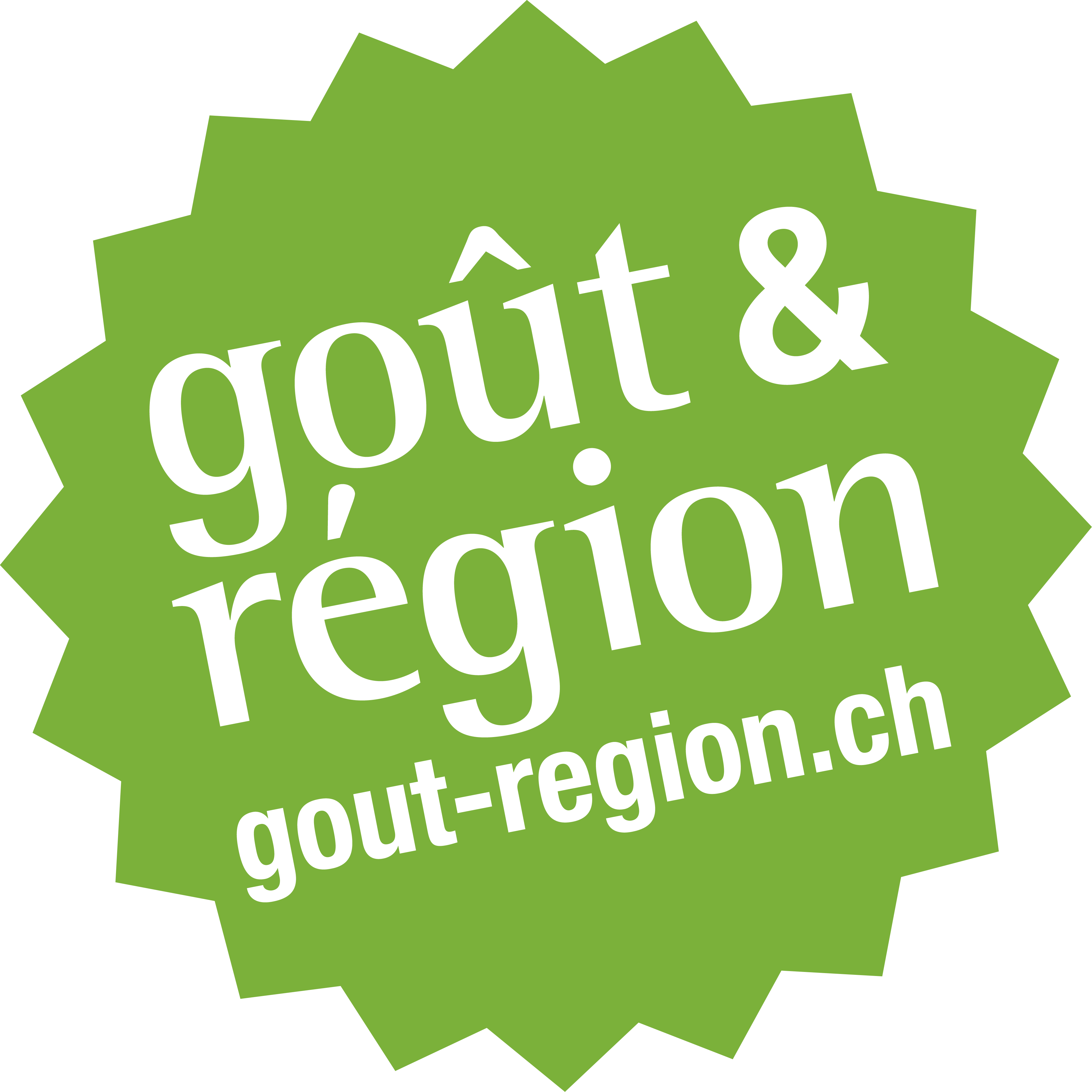 Logo vert de Goût & Région