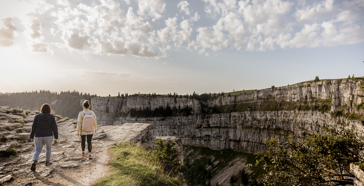 Geführte Wanderung auf dem Creux du Van im Val-de-Travers, ©Tourisme Neuchatelois